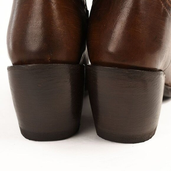 Idyllwind Women's Wheels Brown Leather Pointed Toe Western Booties 9 - Picture 3 of 5